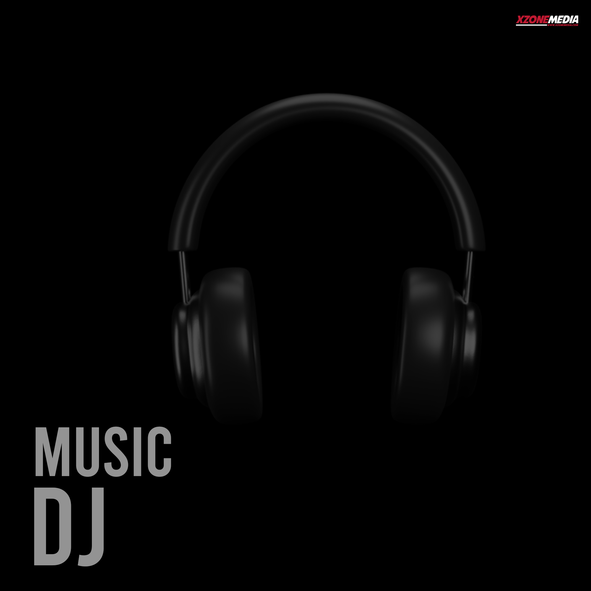 XZONE MEDIA FRONT BANNER 2000X2000 MUSIC DJ