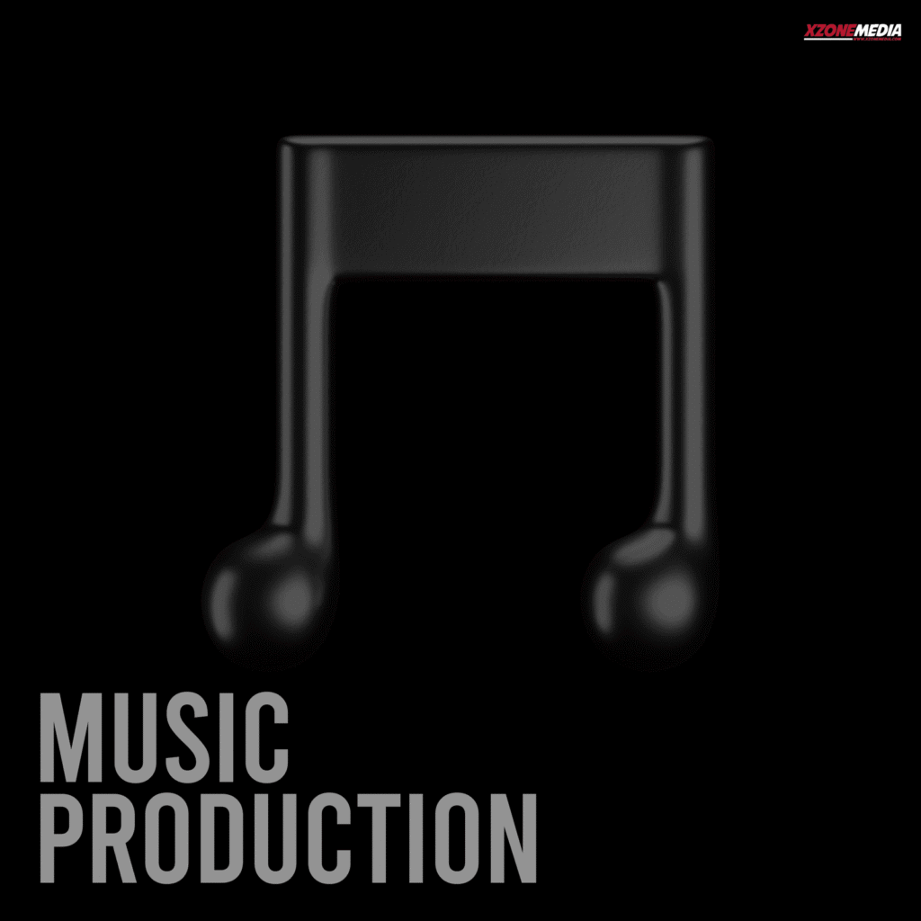 Inside the music studio